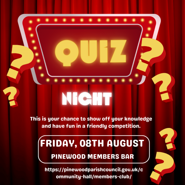 Red Modern Quiz Night Facebook Post 1